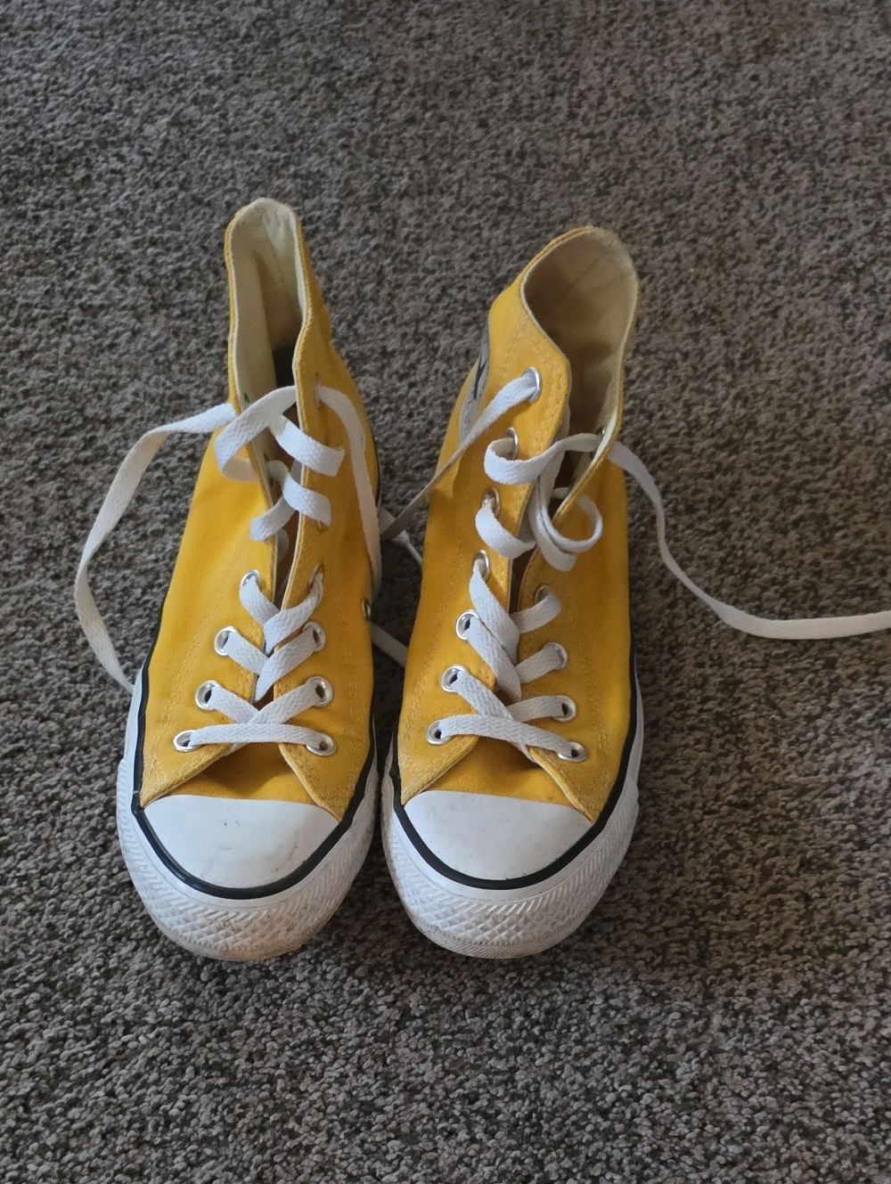 Converse All Star | Yellow High-Top Women's Sneakers